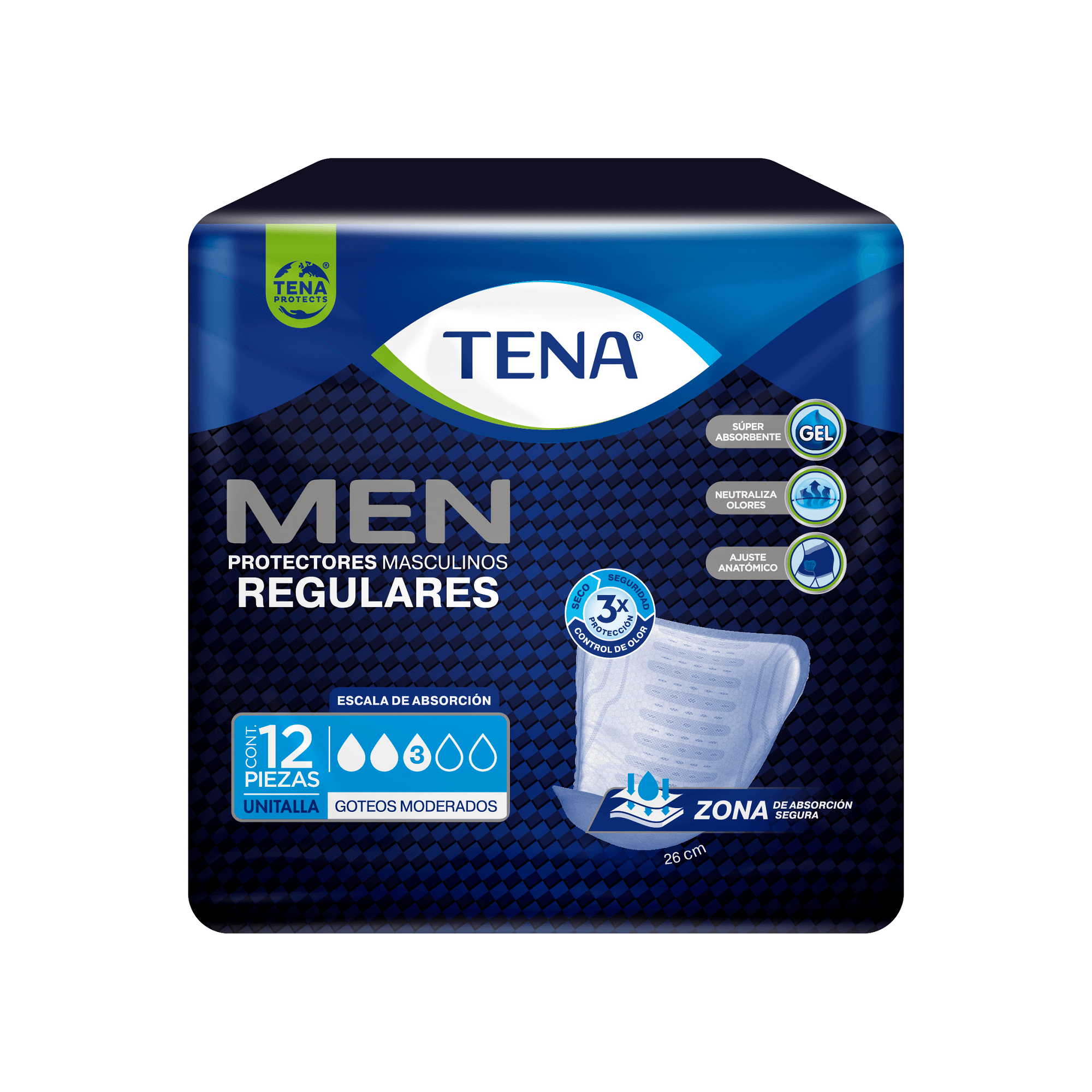 TENA Men 12 piezas